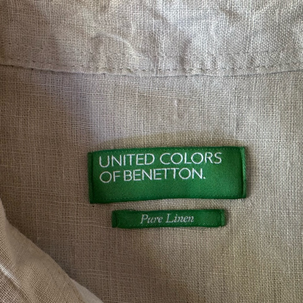 United Colors of Benetton Sleeveless Linen Blouse - Picture 7 of 12